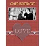 Valentine card for spouse - Greeting Card 5  x 7 