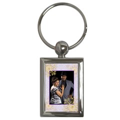 Purple & Gold Keychain