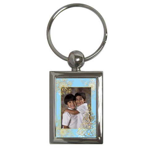 Gold Xmas Tree Keychain By Ivelyn Front