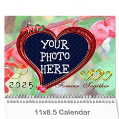 Bleeding Heart 2025 - Wall Calendar 11  x 8.5  (12-Months)