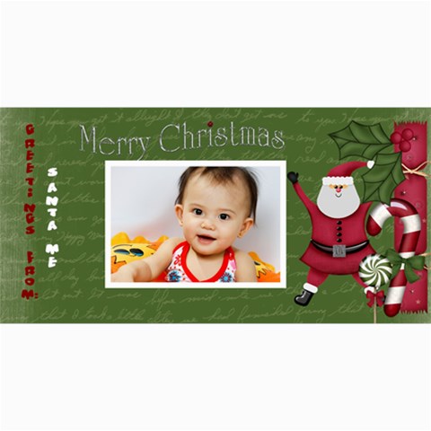 Custom 4  X 8  10 Christmas Photo Cards By J A N B 8 x4  Photo Card - 8