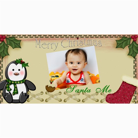 Custom 4  X 8  10 Christmas Photo Cards By J A N B 8 x4  Photo Card - 10
