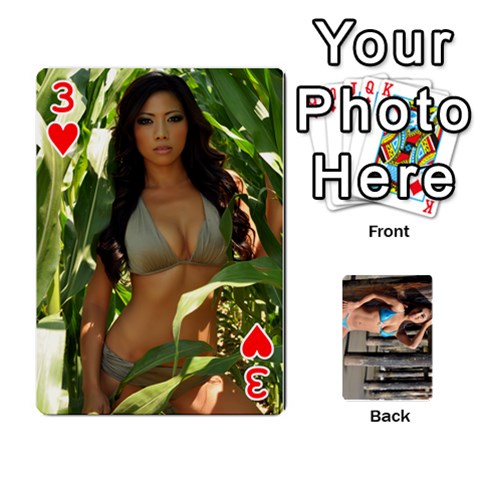 Bikini Cards By Kesma Front - Heart3