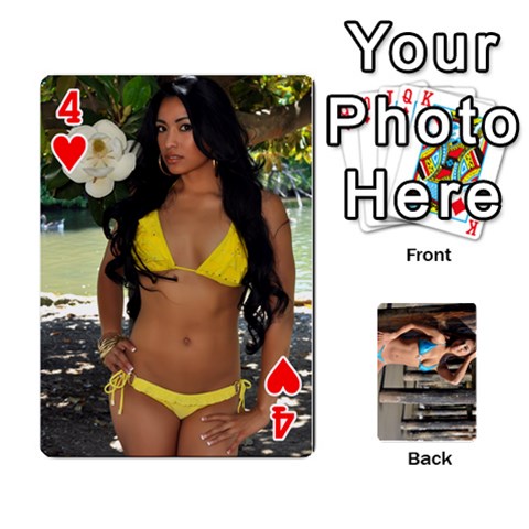 Bikini Cards By Kesma Front - Heart4