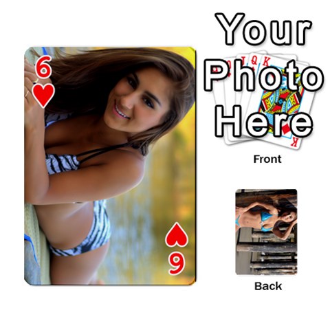 Bikini Cards By Kesma Front - Heart6