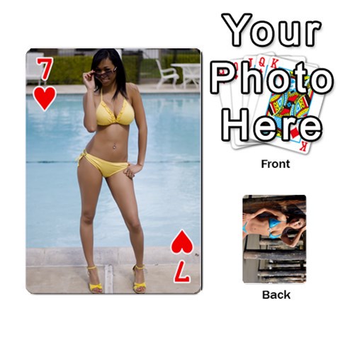Bikini Cards By Kesma Front - Heart7