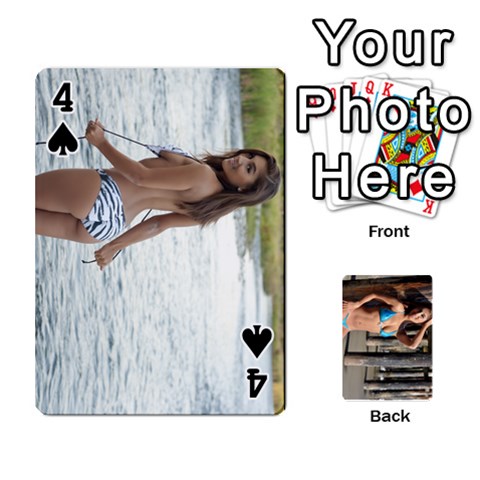 Bikini Cards By Kesma Front - Spade4