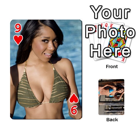 Bikini Cards By Kesma Front - Heart9