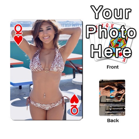 Queen Bikini Cards By Kesma Front - HeartQ