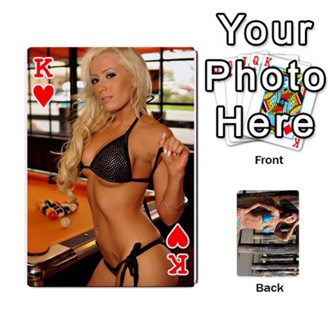 King Bikini Cards By Kesma Front - HeartK
