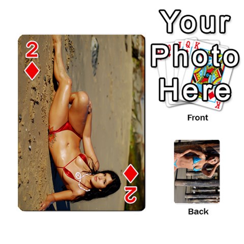 Bikini Cards By Kesma Front - Diamond2