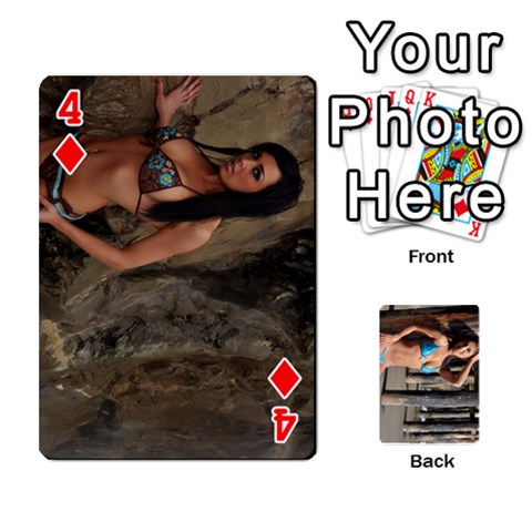 Bikini Cards By Kesma Front - Diamond4