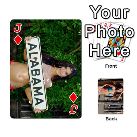 Jack Bikini Cards By Kesma Front - DiamondJ