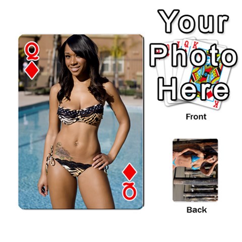 Queen Bikini Cards By Kesma Front - DiamondQ