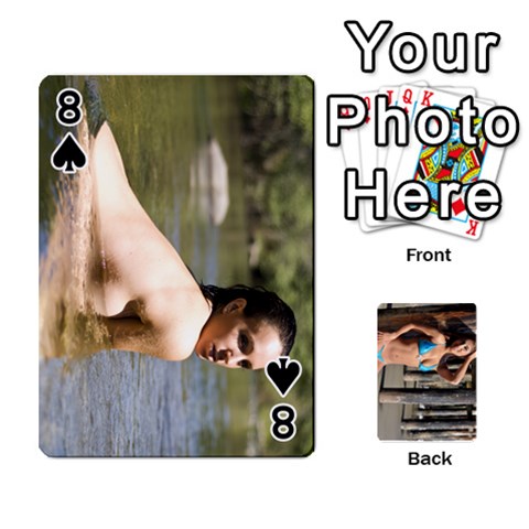 Bikini Cards By Kesma Front - Spade8
