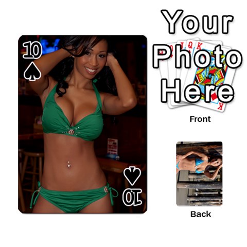 Bikini Cards By Kesma Front - Spade10