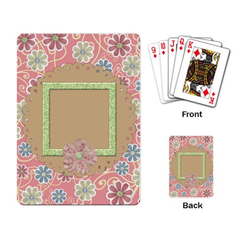 Pips Playing Cards 1 By Lisa Minor Back
