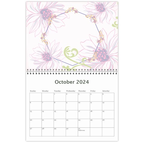 Flower Calendar By Wood Johnson Oct 2024