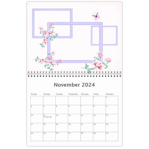 Flower Calendar By Wood Johnson Nov 2024