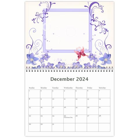 Flower Calendar By Wood Johnson Dec 2024