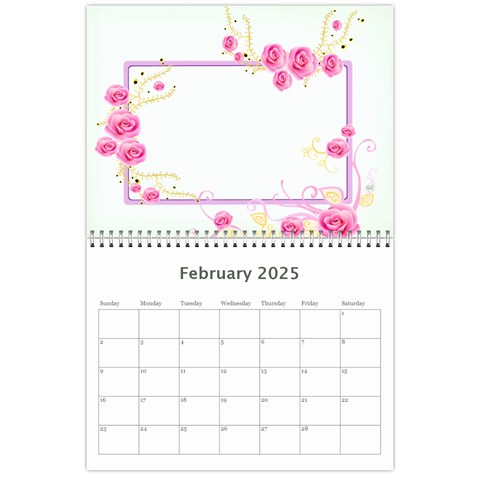 Flower Calendar By Wood Johnson Feb 2025