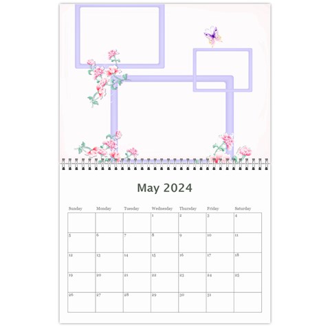 Flower Calendar By Wood Johnson May 2024