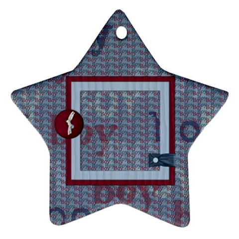 Small Fry 2 Sided Star Ornament By Lisa Minor Front