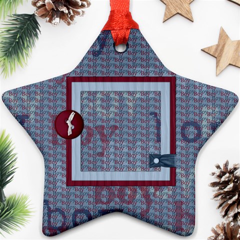 Small Fry 2 Sided Star Ornament By Lisa Minor Front