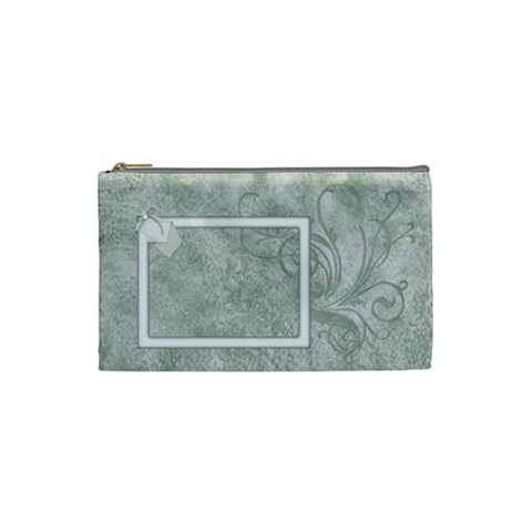 Winters Blessing Small Cosmetic Bag 1 By Lisa Minor Front