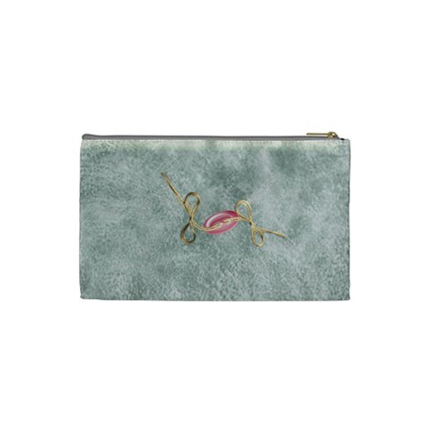 Winters Blessing Small Cosmetic Bag 1 By Lisa Minor Back