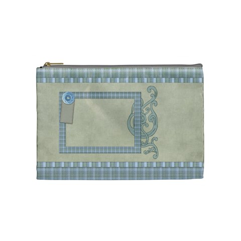 Winters Blessing Medium Cosmetic Bag 1 By Lisa Minor Front