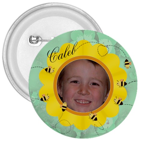 Bees And Flower Yellow And Green By Chere s Creations Front