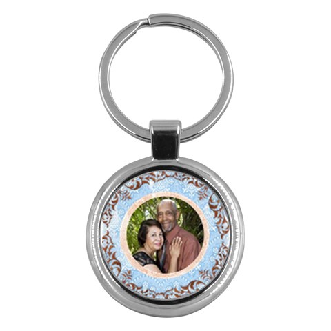 Round Keychain By Ivelyn Front