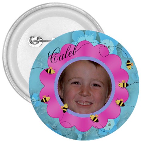 Bees And Flower Pink And Blue By Chere s Creations Front
