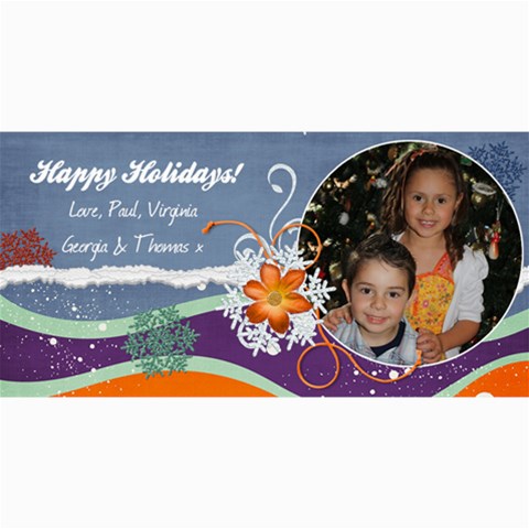Xmas Card 2010 Ac By Virginia 8 x4  Photo Card - 2
