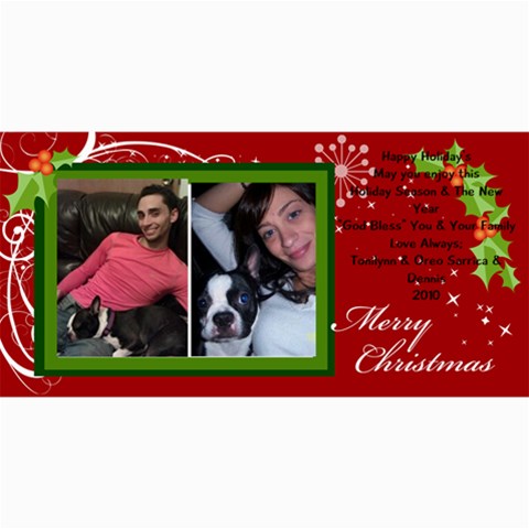 Xmas Card By Tonilynn 8 x4  Photo Card - 4
