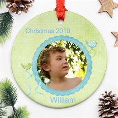 William 2010 - Ornament (Round)