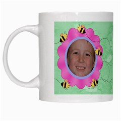 Grandma s Sweet Honey Bees Mug Green 3 - White Mug