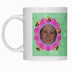 Grandma s Sweet Honey Bees Mug Green 3 - White Mug