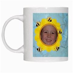 Grandma s Sweet Honey Bees Mug Blue - White Mug