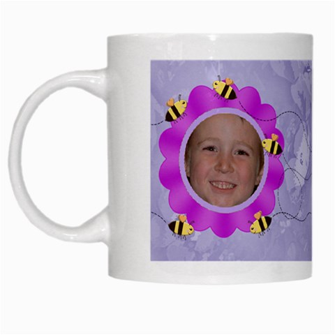 Grandma s Sweet Honey Bees Mug Purple 3 By Chere s Creations Left