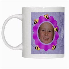 Grandma s Sweet Honey Bees Mug Purple 3 - White Mug