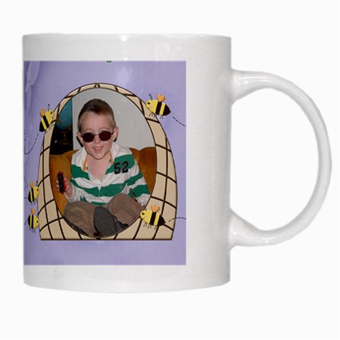 Grandma s Sweet Honey Bees Mug Purple 3 By Chere s Creations Right