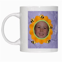 Grandma s Sweet Honey Bees Mug Purple 4 - White Mug