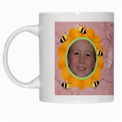Grandma s Sweet Honey Bees Mug Peach 4 - White Mug