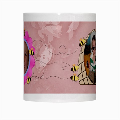 Grandma s Sweet Honey Bees Mug Peach 3 By Chere s Creations Center