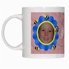 Grandma s Sweet Honey Bees Mug Peach 2 - White Mug