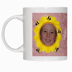 Grandma s Sweet Honey Bees Mug Peach - White Mug