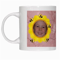 Grandma s Sweet Honey Bees Mug Peach - White Mug