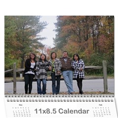 FAmily2010 - Wall Calendar 11  x 8.5  (12-Months)